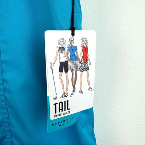 Tail Turquoise Blue Golf Tennis Skort NEW Sz 6 Active Stretch Inside Pocket - Picture 7 of 8